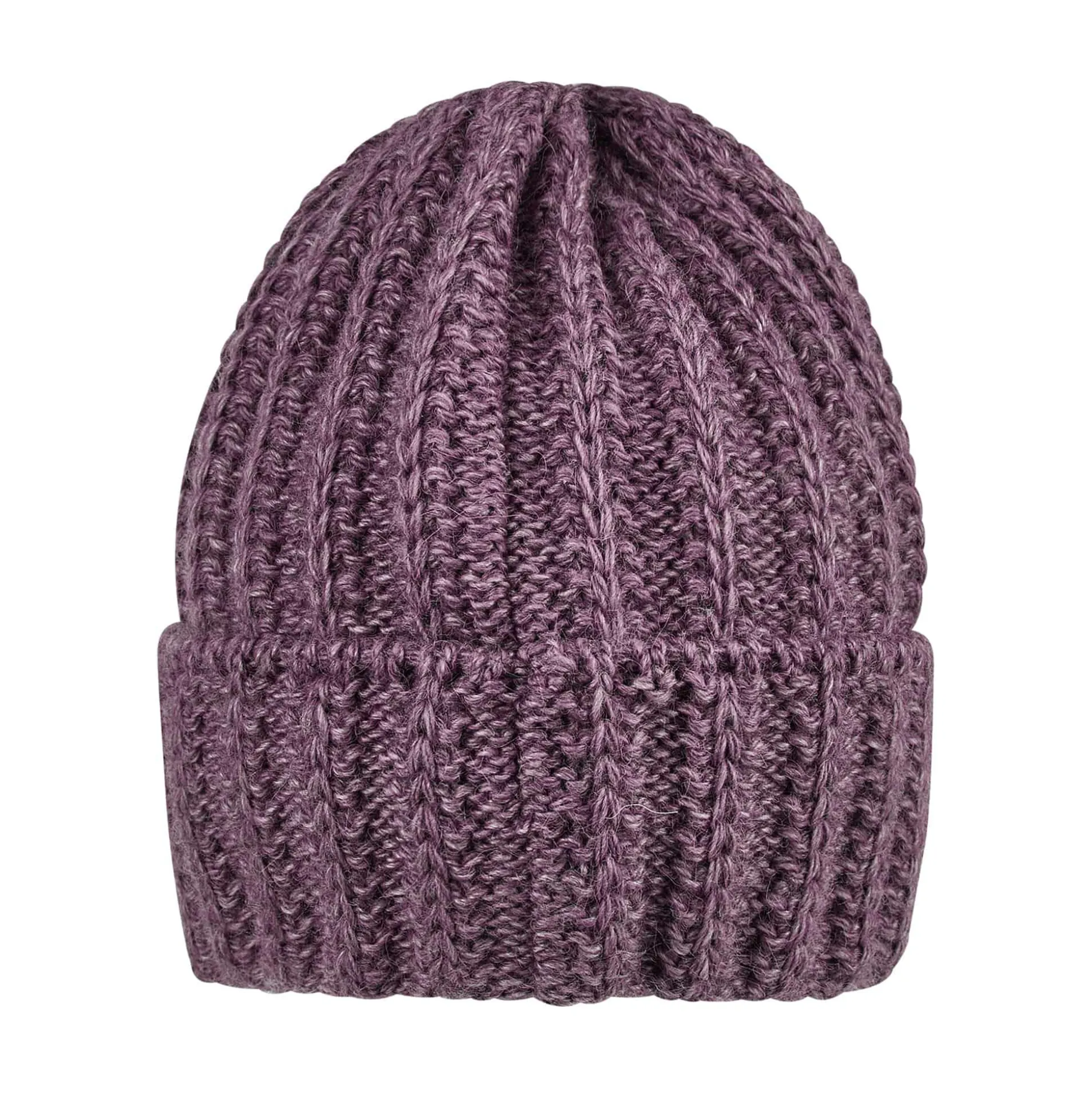 Strickmütze mit Rippung