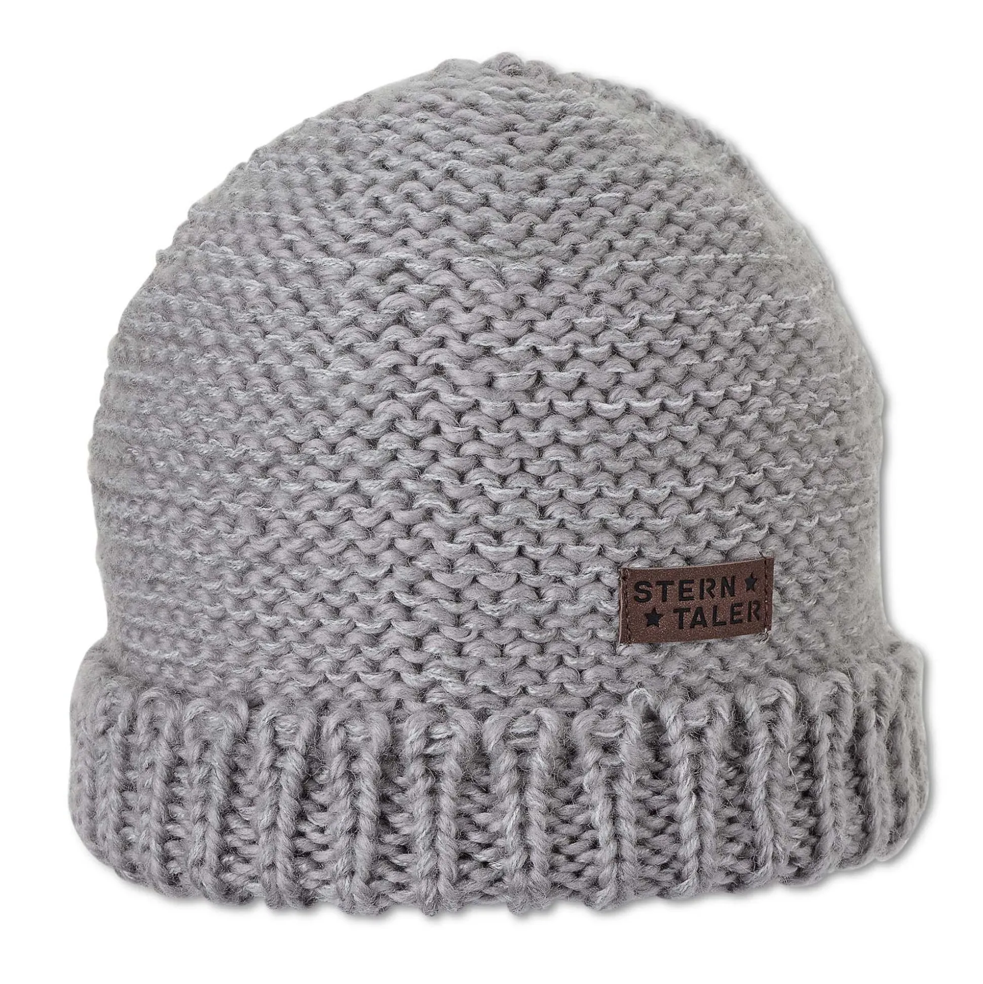 Strickmütze mit Umschlag