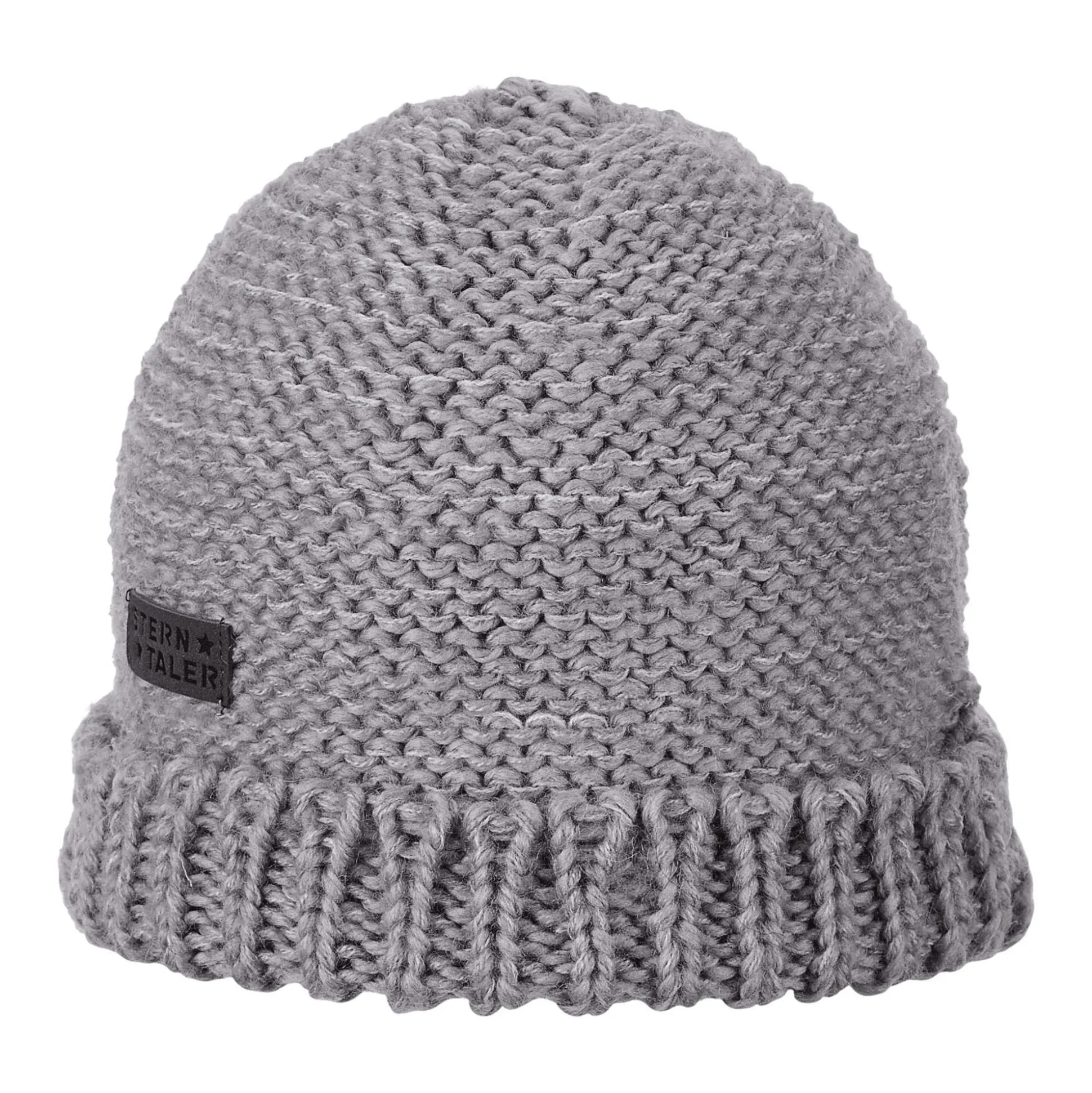 Strickmütze mit Umschlag