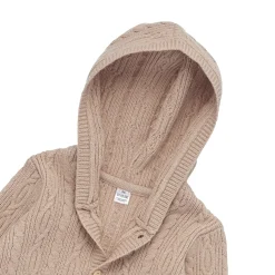 Strickoverall mit Kapuze