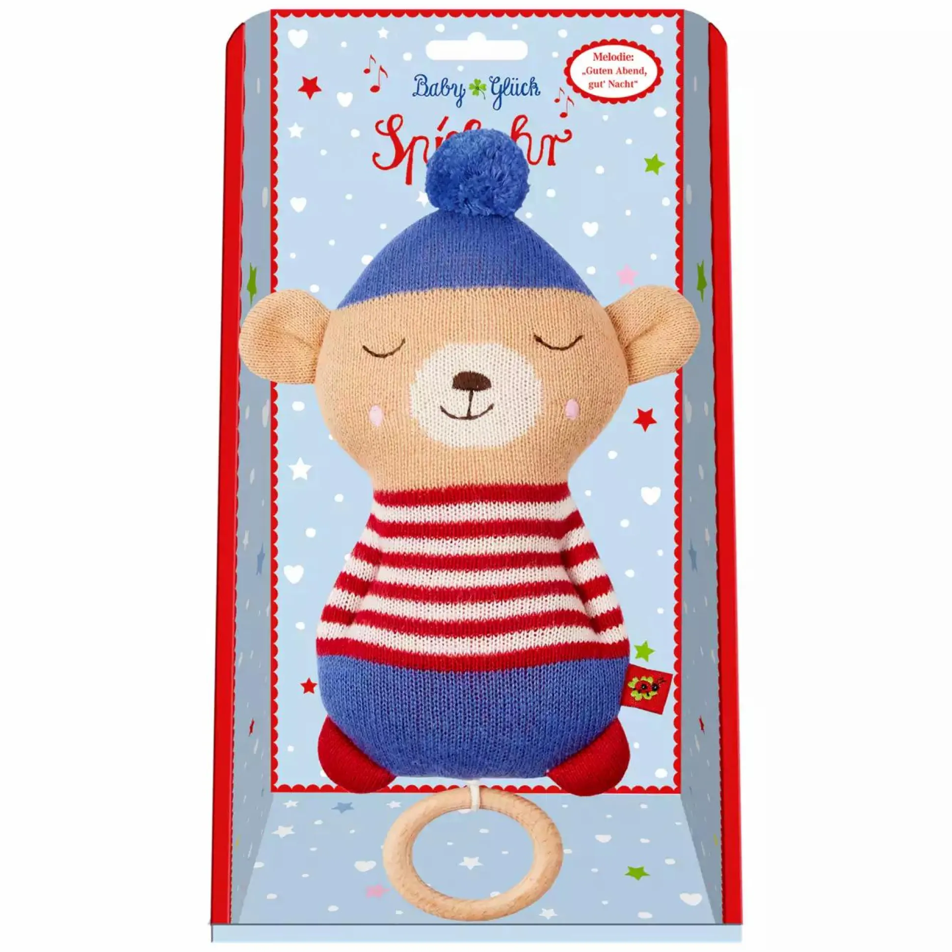 Strick-Spieluhr Teddy