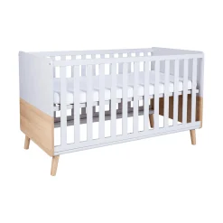 3-teiliges Babyzimmer Lovis mit Kommodenfüße 88 cm für die breite Wickelkommode