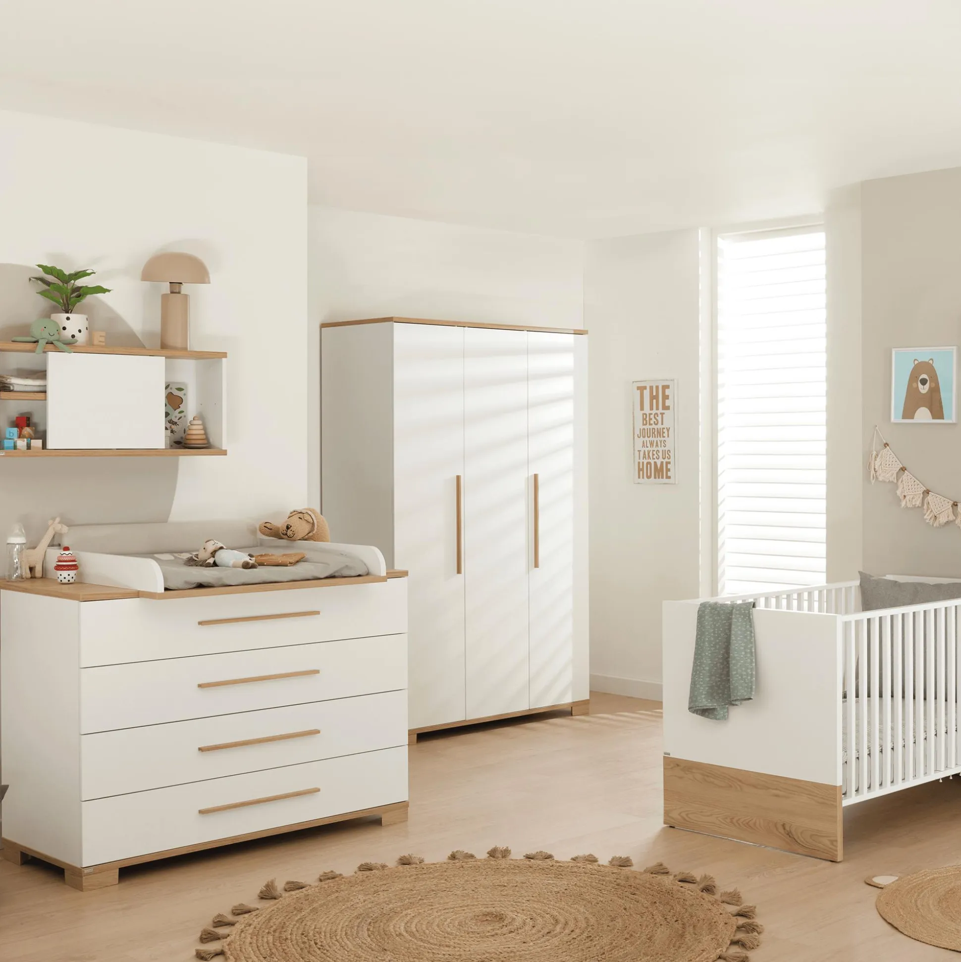 4-teiliges Babyzimmer Yolanda