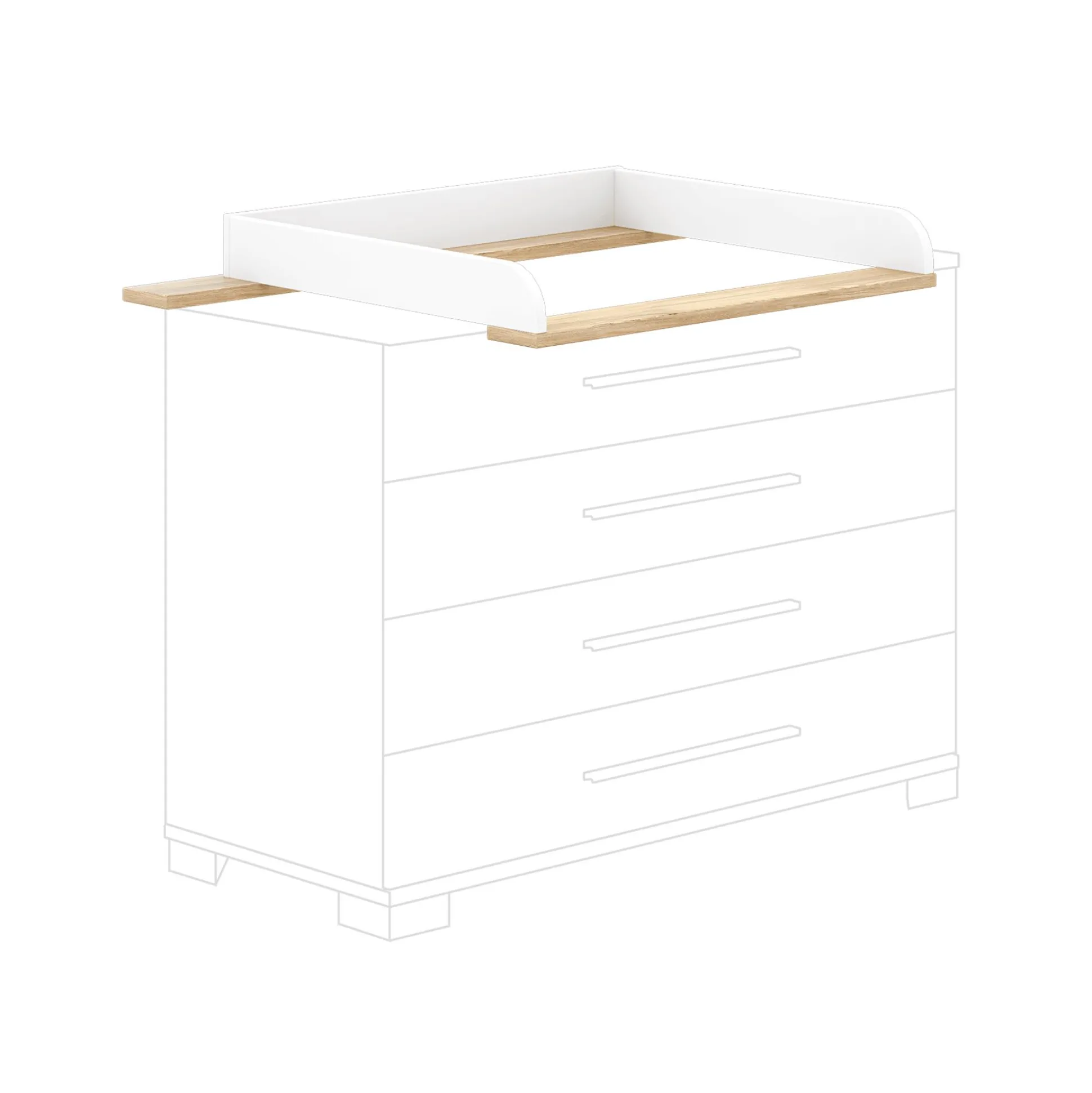 4-teiliges Babyzimmer Yolanda