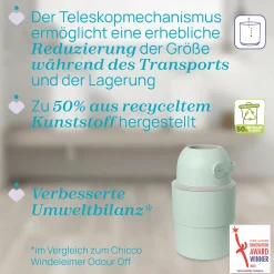 Teleskop Windeleimer Odour Off Tundra