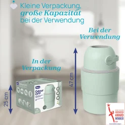 Teleskop Windeleimer Odour Off Tundra