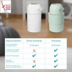 Teleskop Windeleimer Odour Off Tundra
