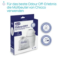 Teleskop Windeleimer Odour Off White