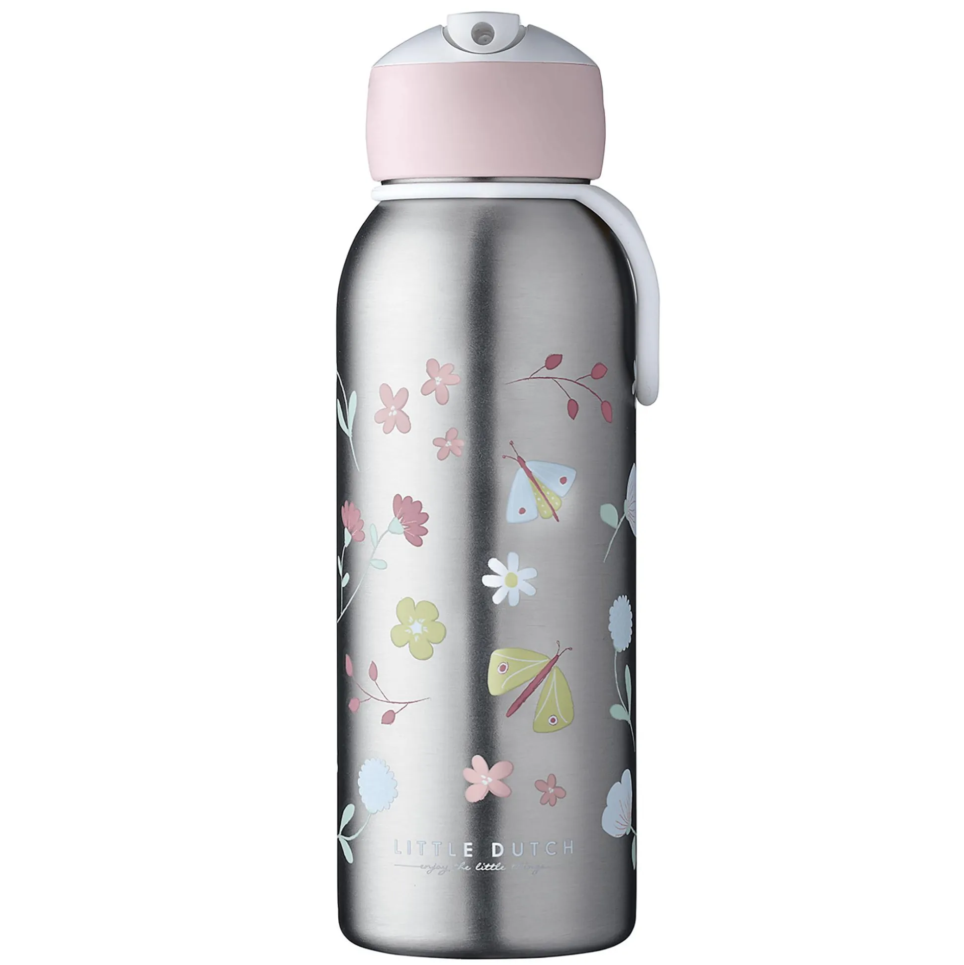 Thermoflasche Flip-Up Campus Flowers & Butterlflies
