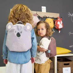Tiny Backpack About Friends Koala Light Grey