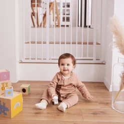 Tür- & Treppenschutzgitter Open N Stop 2 White 75-80 cm