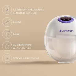 tragbare Doppelmilchpumpe