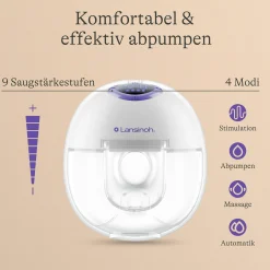 tragbare Doppelmilchpumpe