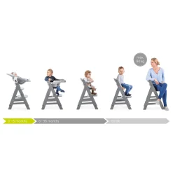 Treppenhochstuhl Alpha+ Grey