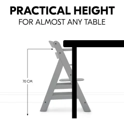 Treppenhochstuhl Alpha+ Grey