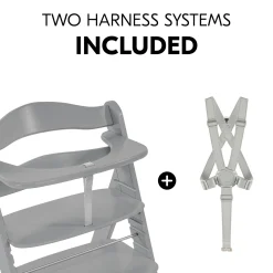 Treppenhochstuhl Alpha+ Grey