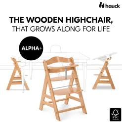 Treppenhochstuhl Alpha+ Natural