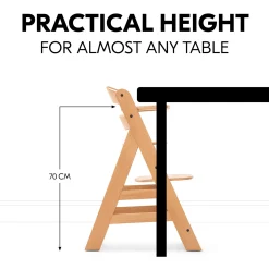 Treppenhochstuhl Alpha+ Natural