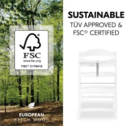 Treppenhochstuhl Alpha+ white