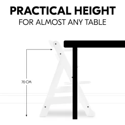 Treppenhochstuhl Alpha+ white