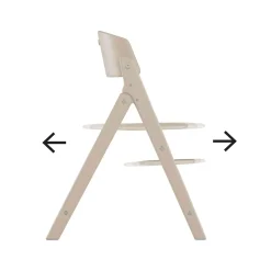 Treppenhochstuhl Click & Fold All Natural