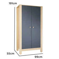 2-türiger Kleiderschrank Cozy Room