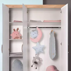 3-türiger Kleiderschrank Ella