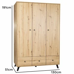 3-türiger Kleiderschrank Niklas