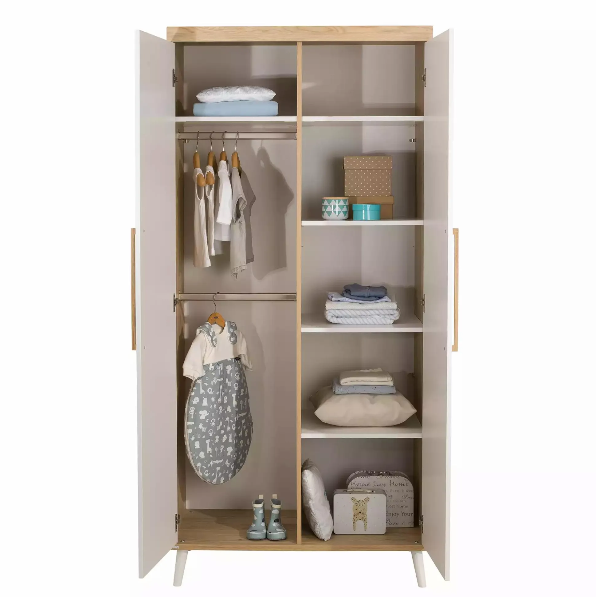 2-türiger Kleiderschrank Valentina