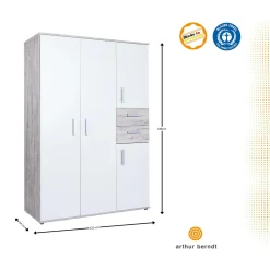 4-türiger Kleiderscrank Bente