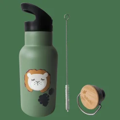 Trinkflasche Löwe Olive