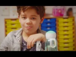 Trinkflasche Pop-Up Campus Dino