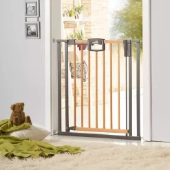 Türschutzgitter Easylock Wood Plus 68 - 76 cm