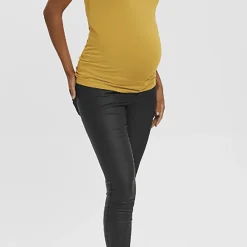 Umstandshose Lederoptik