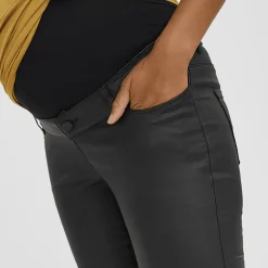 Umstandshose Lederoptik