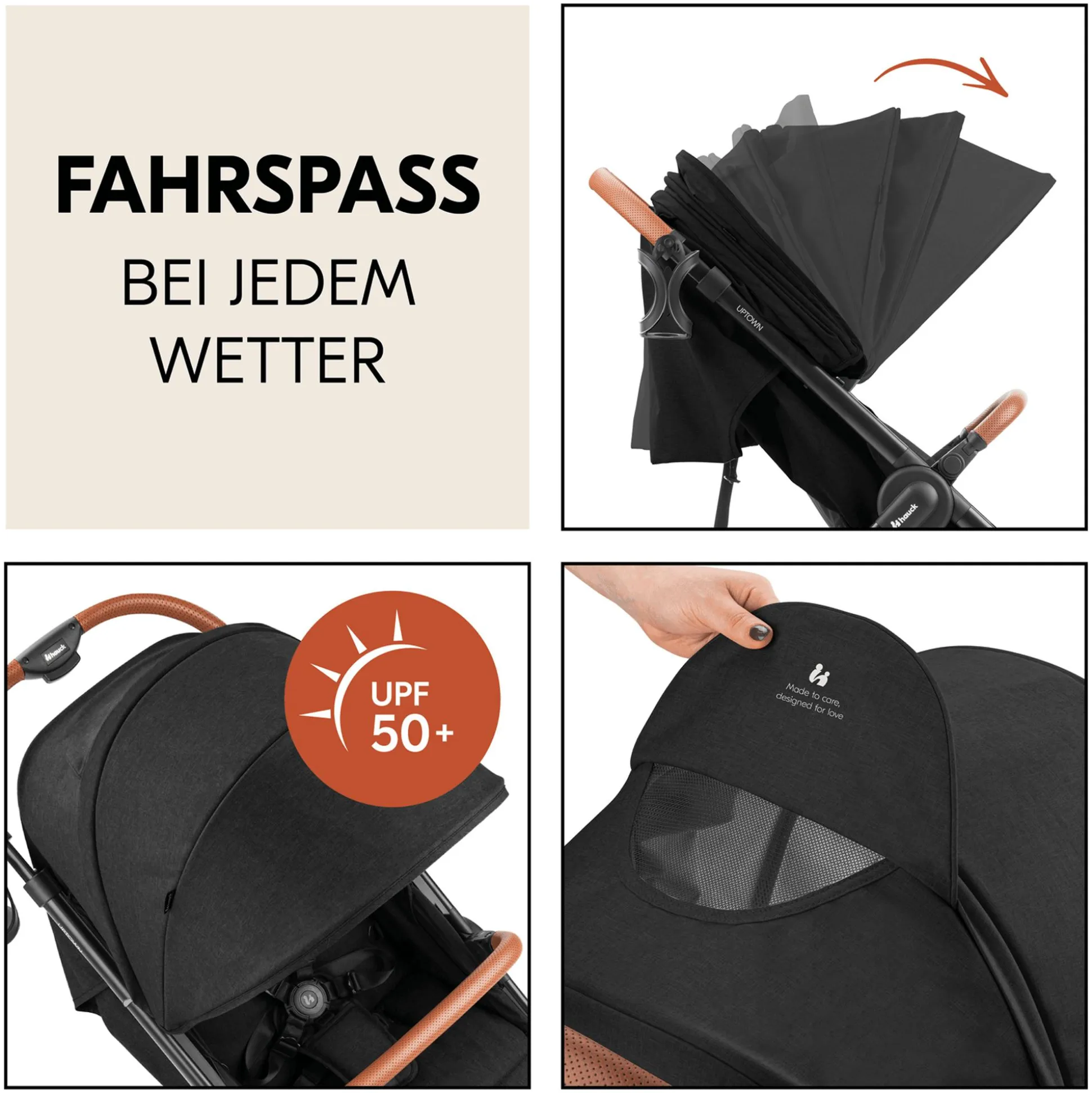 Uptown Black Melange Black