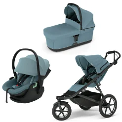 Urban Glide 3 Set Mid Blue mit Babyschale Maple