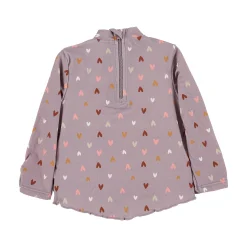 UV-Schutz Langarm-Schwimmshirt Herz