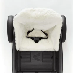 Veganer Lammfell-Sitzeinsatz