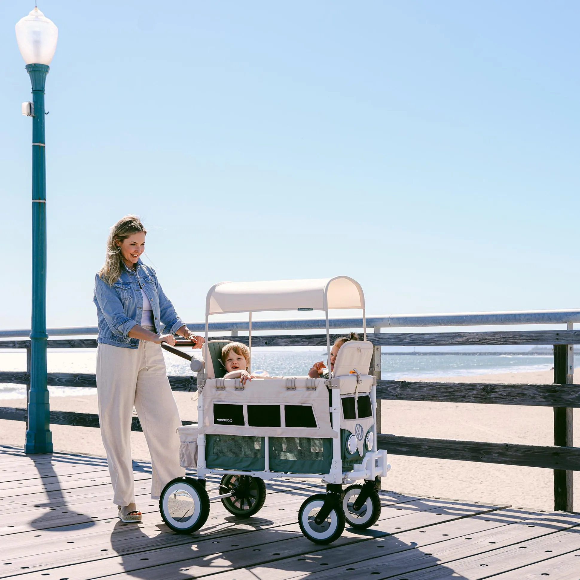 VW2 Volkswagen Kinderwagen Sage Green