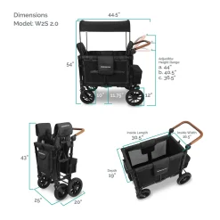 W2 Luxe Double Volcano Black