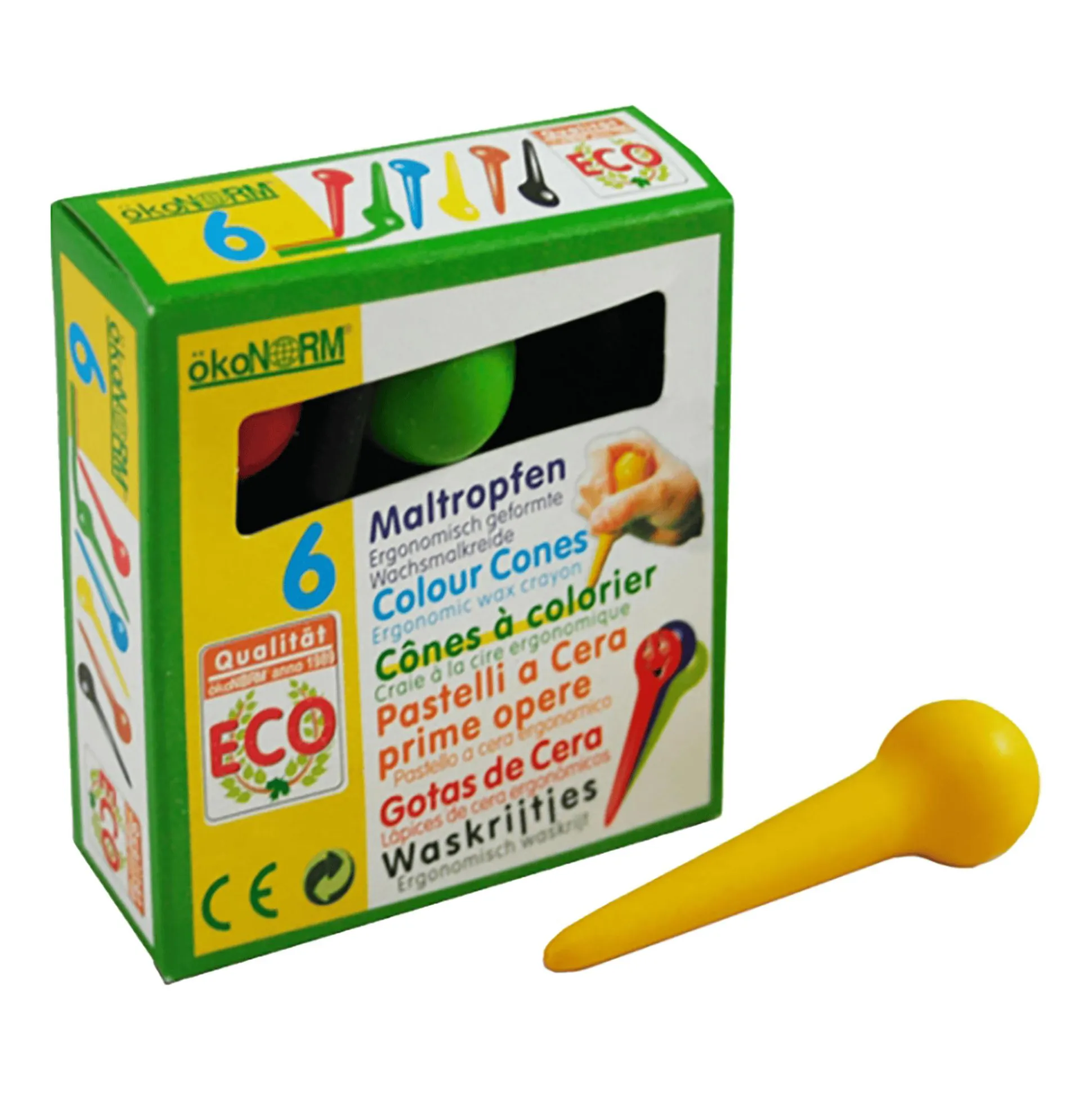 Wachsmalkreide Maltropfen