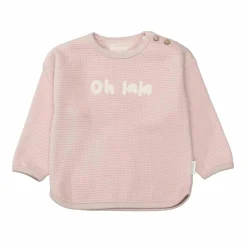 Waffelpiqué-Shirt Oh lala