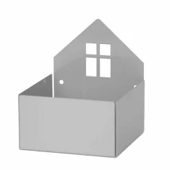 Wandregal & Box Haus Grau