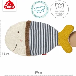 Waschhandschuh Fisch