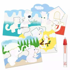 Wassermalen Draussen versteckt