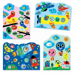 Wassermalen: im Himmel versteckt