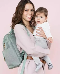 Wickelrucksack Glam Goldie mint