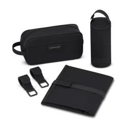 Wickeltasche Diaper Set All Black