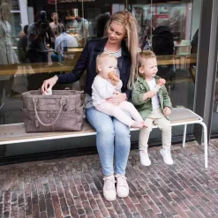 Wickeltasche Monaco Braided taupe